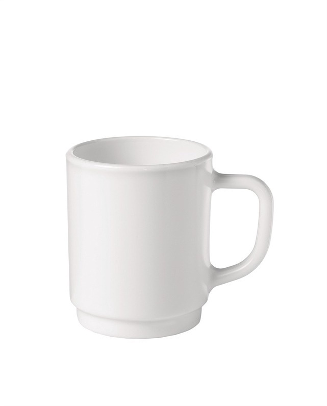 Beker Milky 25 cl Wit