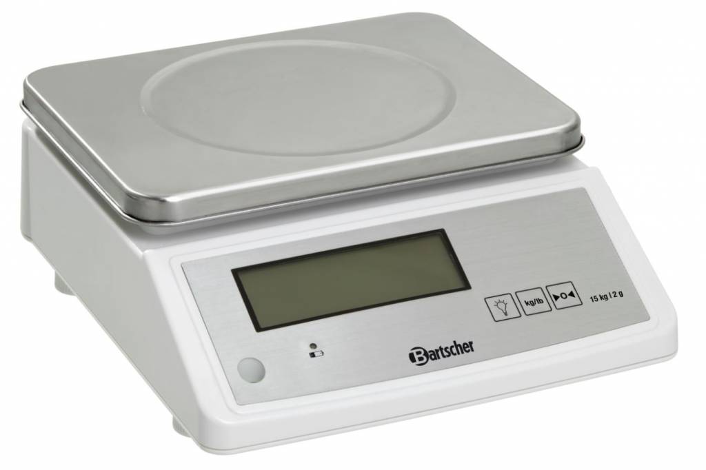 Electronische Keukenweegschaal - Max. 15 kg - weergave vanaf 2 gr