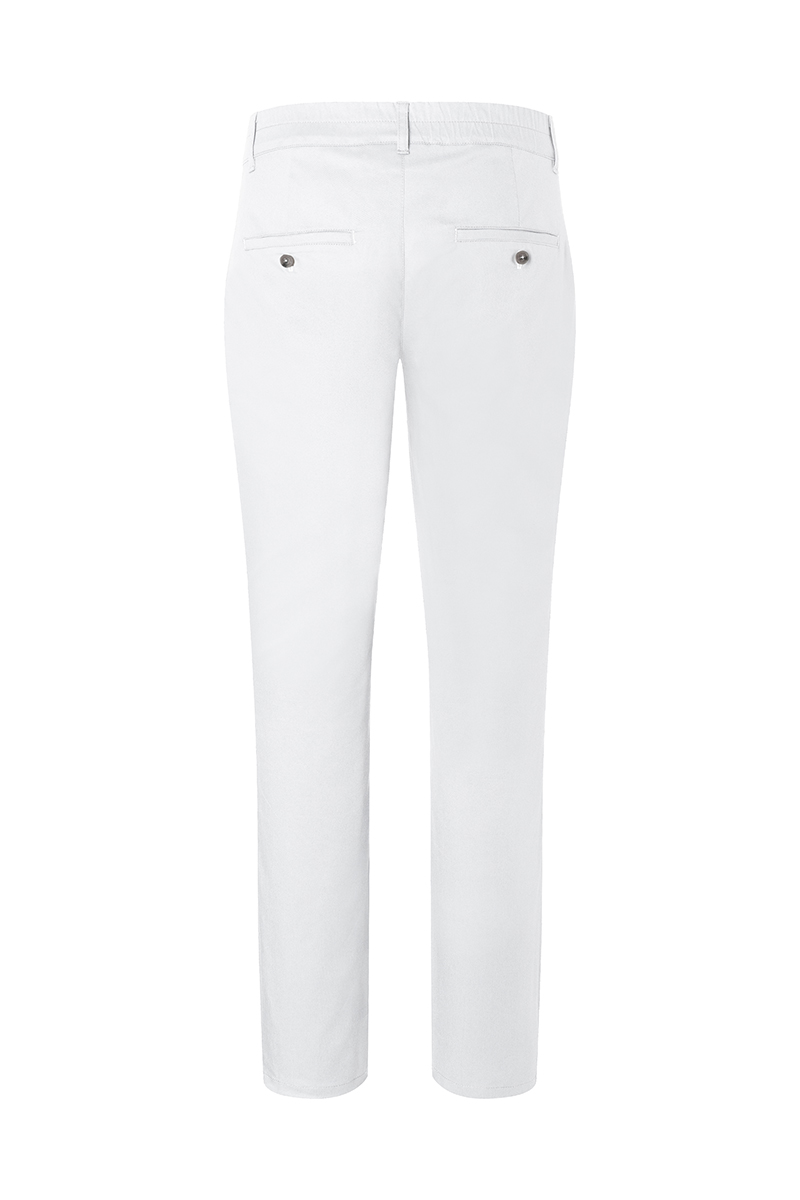 Chino Broek Voor Heren, Modern Stretch - Wit - 46