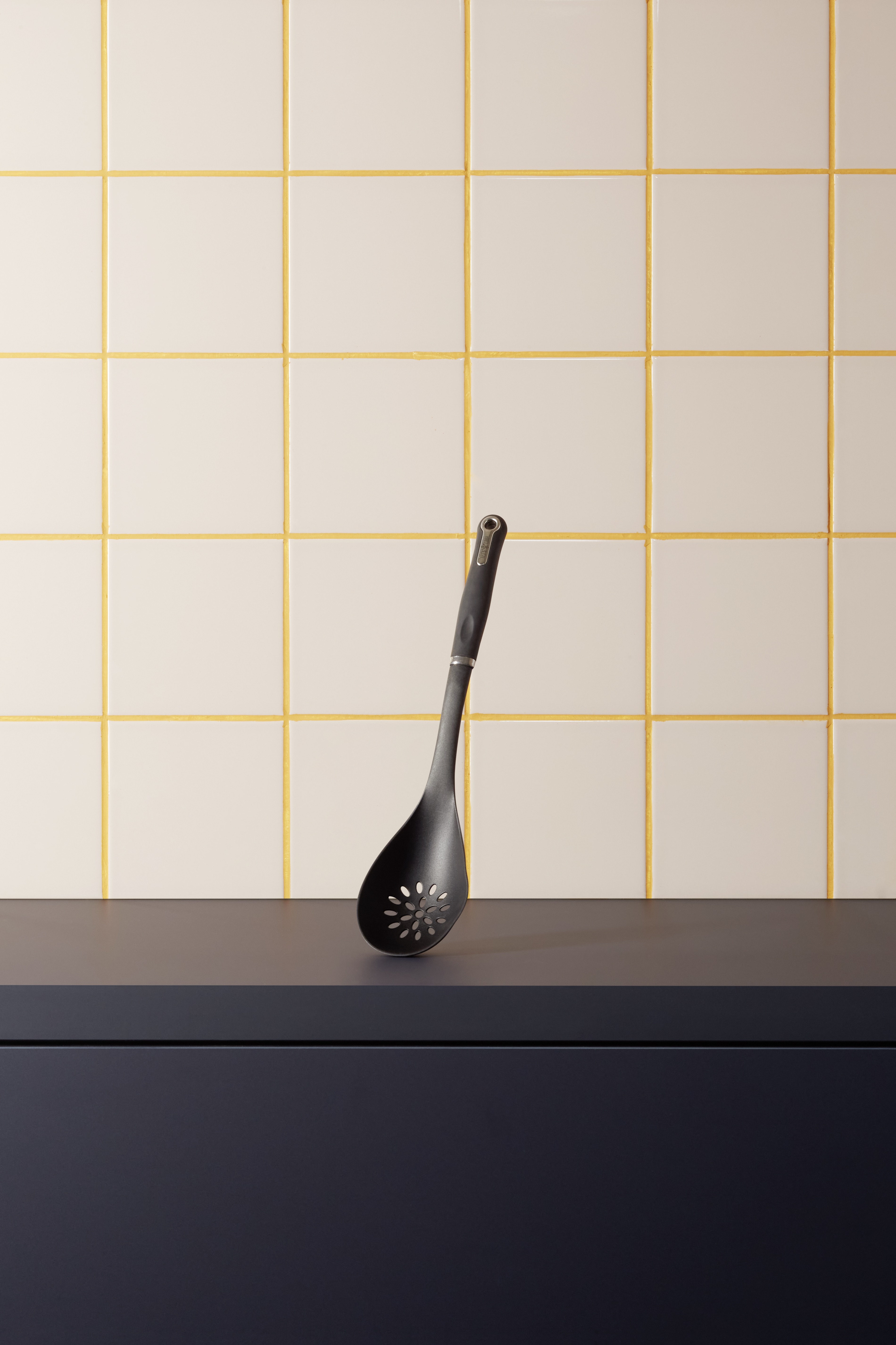 Serveerlepel LET'S COOK, geperforeerd, 36 cm, nylon, rubber