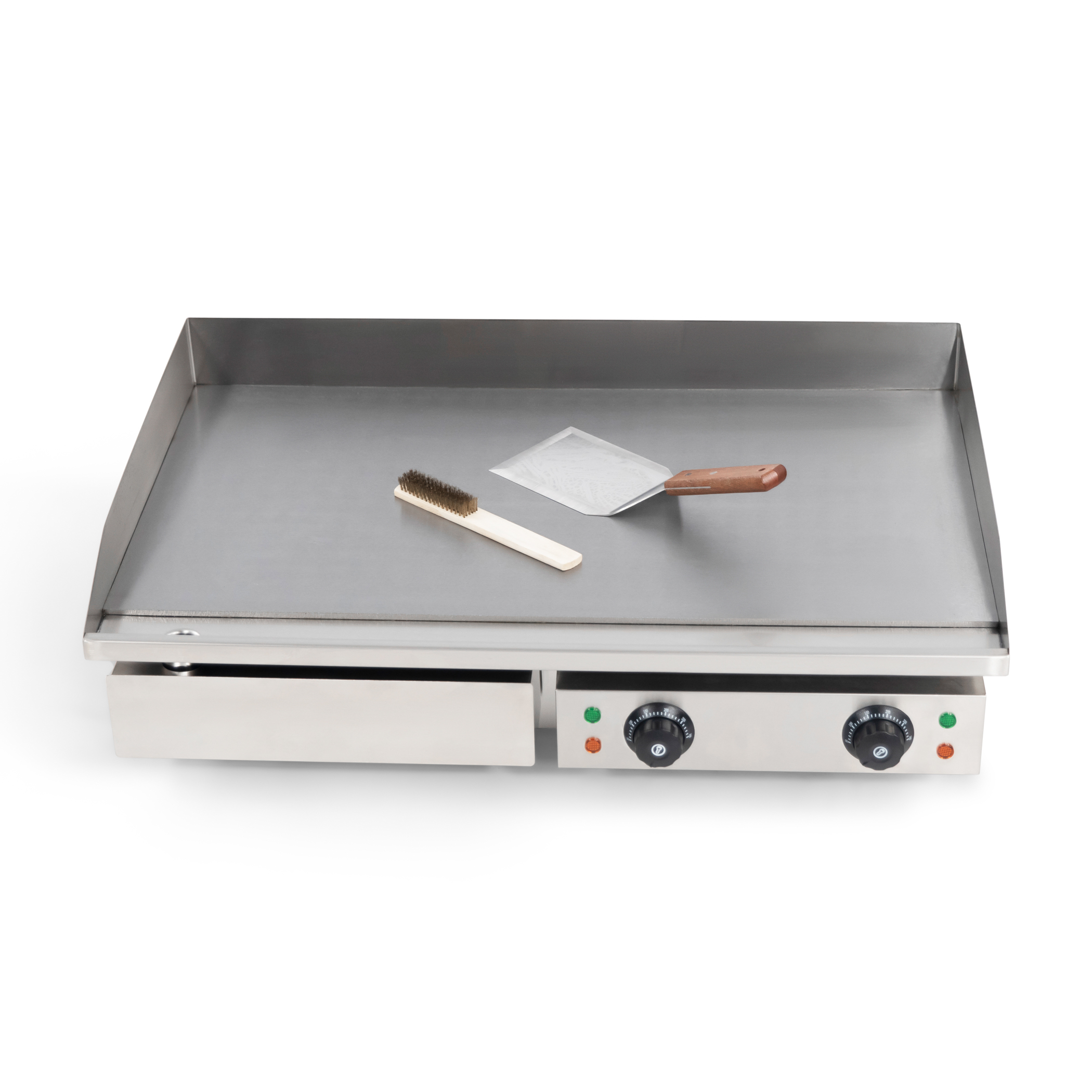 Plancha électrique - Surface lisse - Inox -3,5 kW