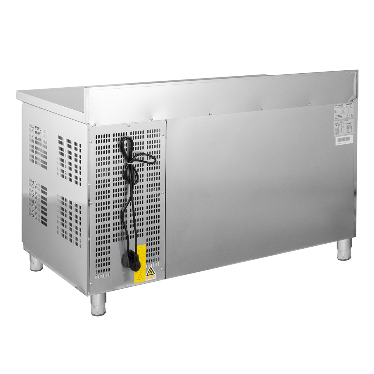 Vrieswerkbank ECO 2/0 met opstaande rand - GN 1/1