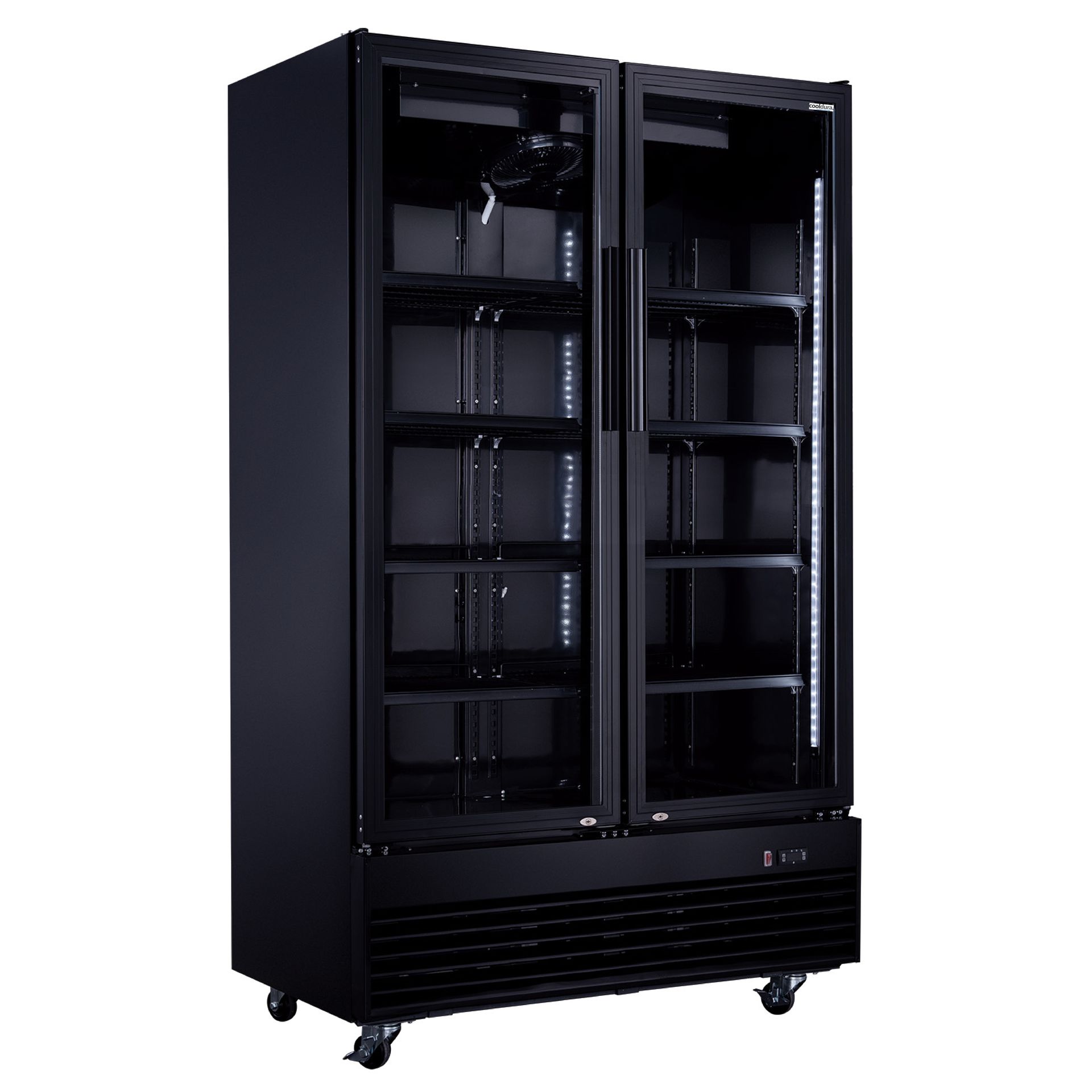 Display flessen koelkast - Zwart - 1000 liter