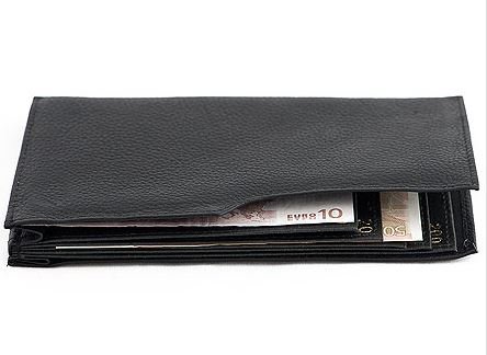 Portefeuille Serveur pour Billets | Simili Cuir | 6 Compartiments | 105x180x15mm