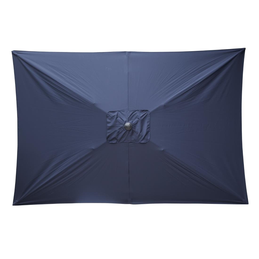 Parasol rectangulaire Bolero Seville 2x3m bleu marine