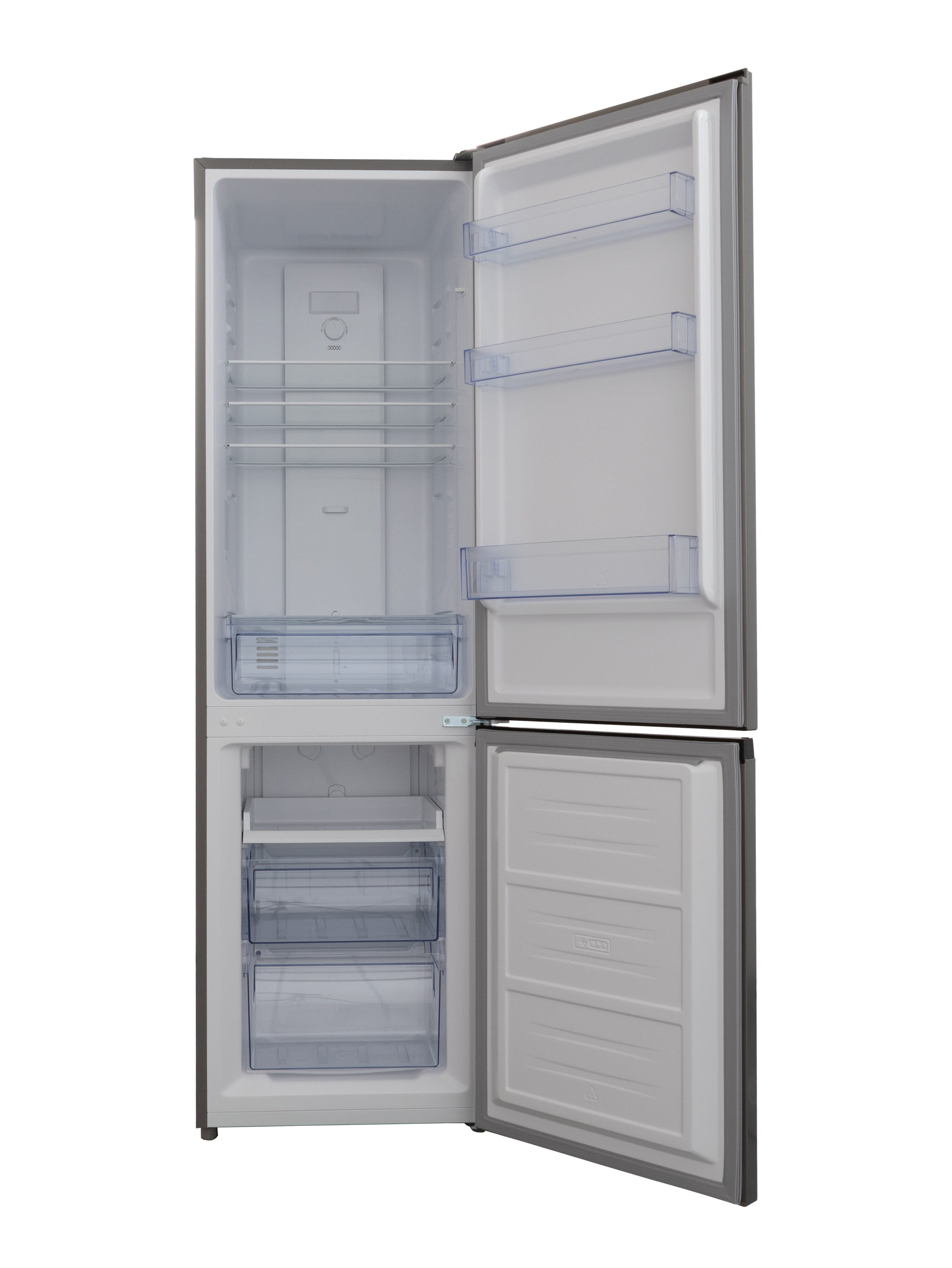 Kühl-/Gefrierkombination - Edelstahl - 182 + 71L - Frilec