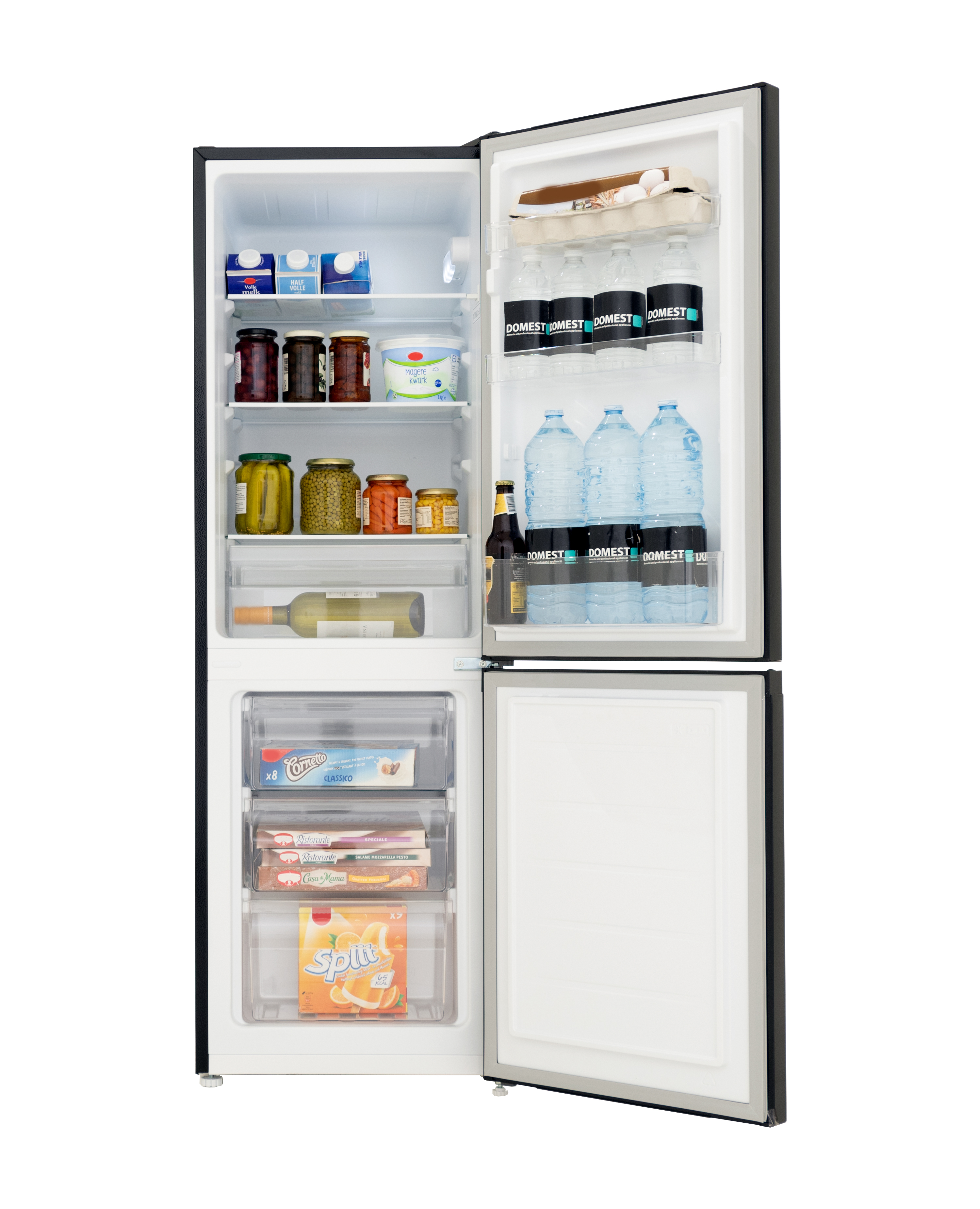 Kühl-/Gefrierkombination - Schwarz - 121+52L - KGC231-60-E-050CB - Exquisit