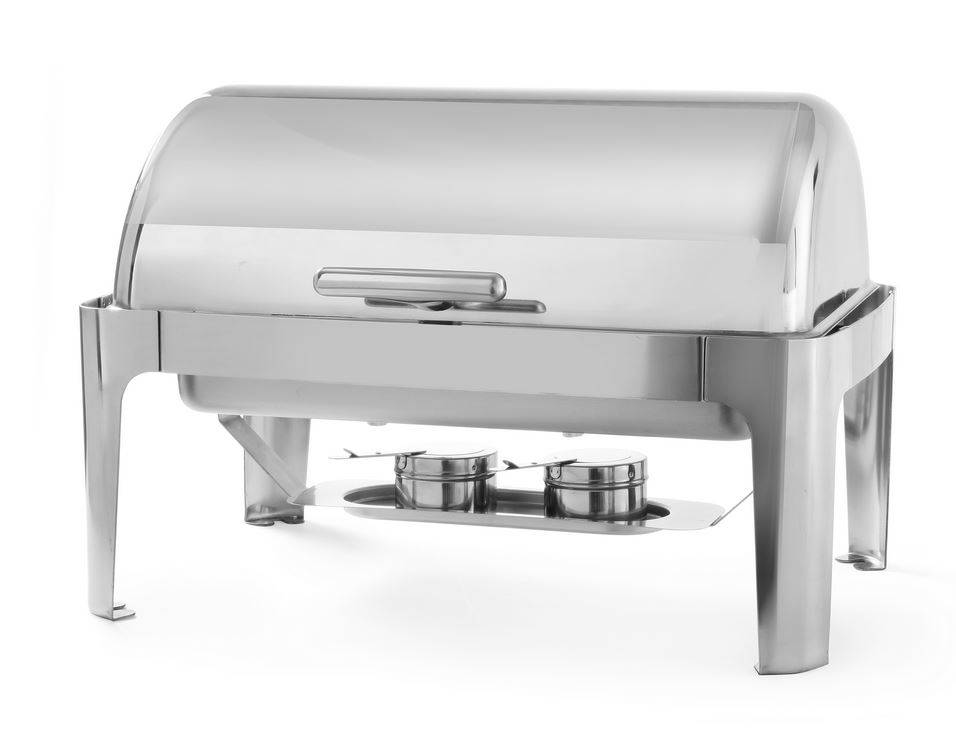Chafing Dish Rolltop | RVS | GN 1/1 | 9 Liter | 660x490x(H)460mm