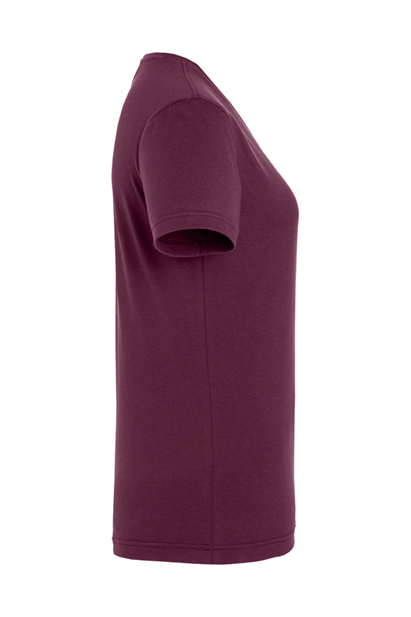 T-shirt de travail pour femme Casual-Flair, en matériau durable - Aubergine - L