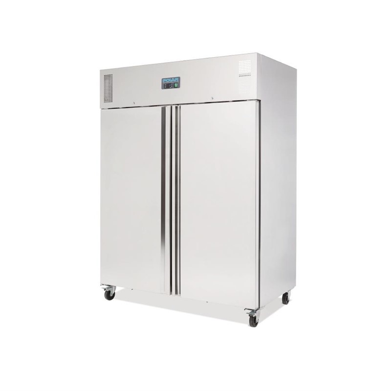 Kühlschrank | 88W/230V | 1300 Liter | 2-türig | Edelstahl