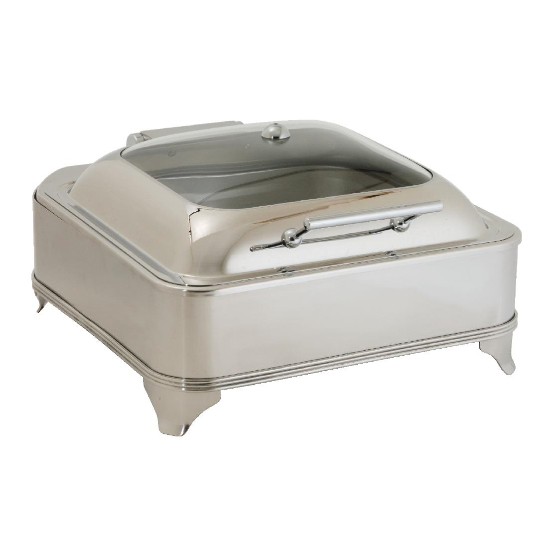 Chauffe-plat électrique Buffet 9L En Inox - Température Réglable 35-90°C, Couvercle En Verre