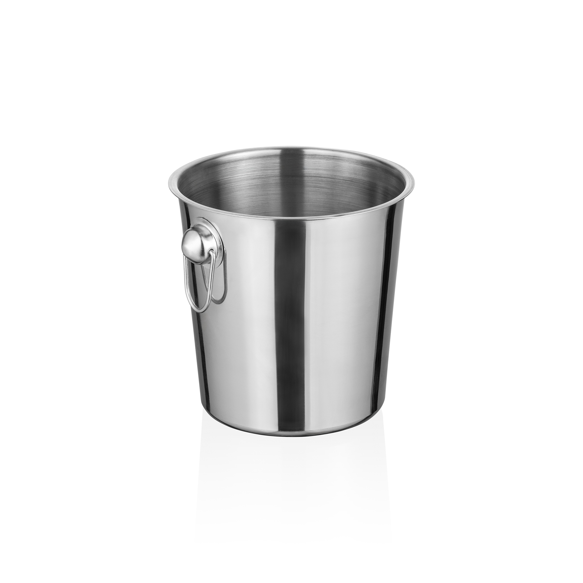 Wijn-/Sektkoeler, Ø 21 cm, hoogte 20 cm, chroom-nikkelstaal