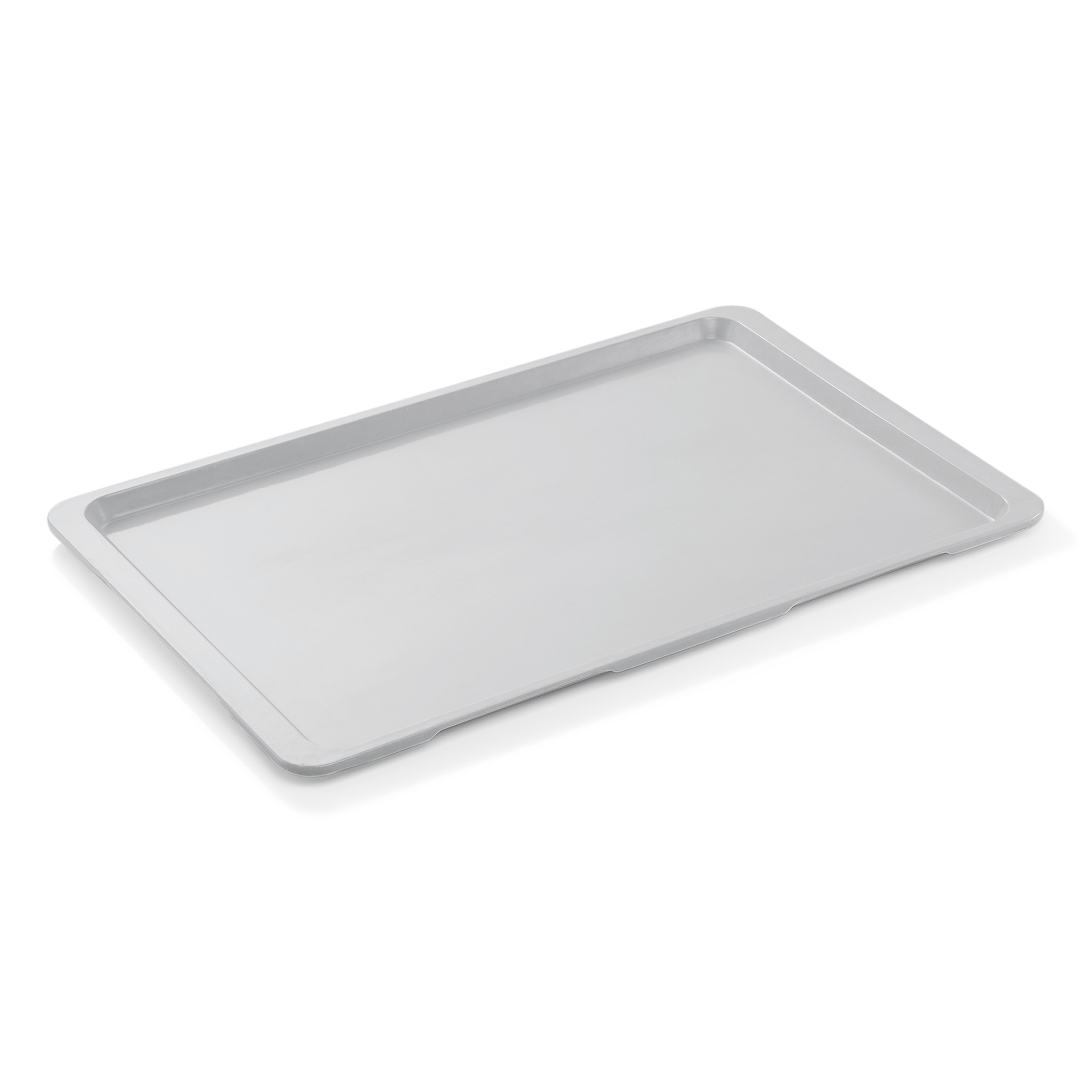 EN Plateau TRAY 96, 53 x 37 cm, gris clair, tissu en fibres de polyester