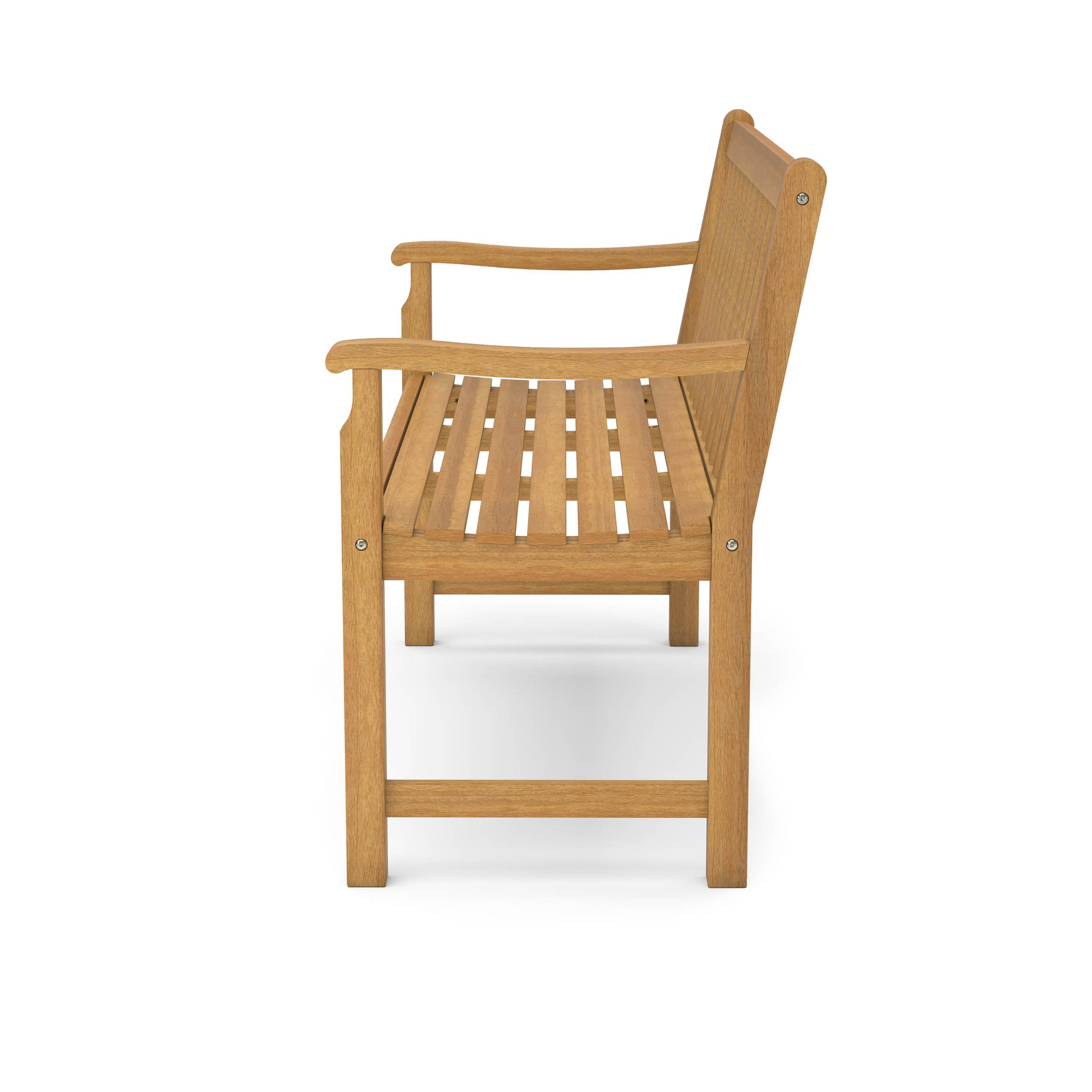 Banc d'extérieur Stockholm en bois d'acacia 120 cm
