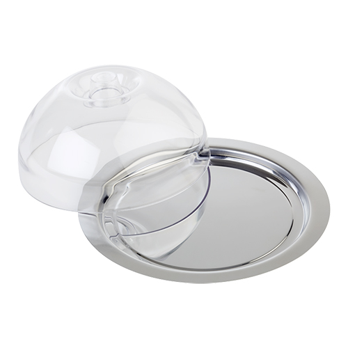 Plateau à servir avec cloche Ø22cm