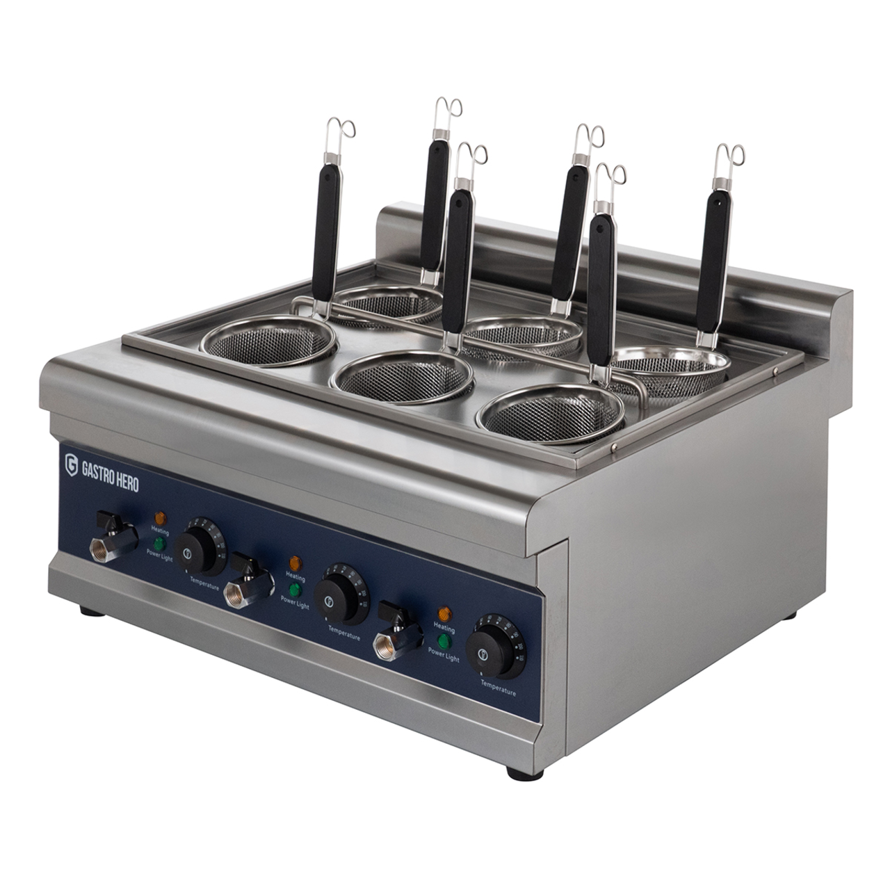 Elektrischer Nudelkocher - 6 Siebe - 24,75l
