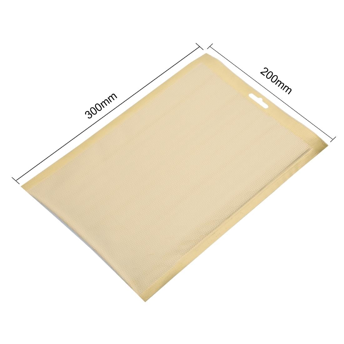 Vogue goudkleurige vacuümzakken met reliëf 200x300mm (100 stuks)