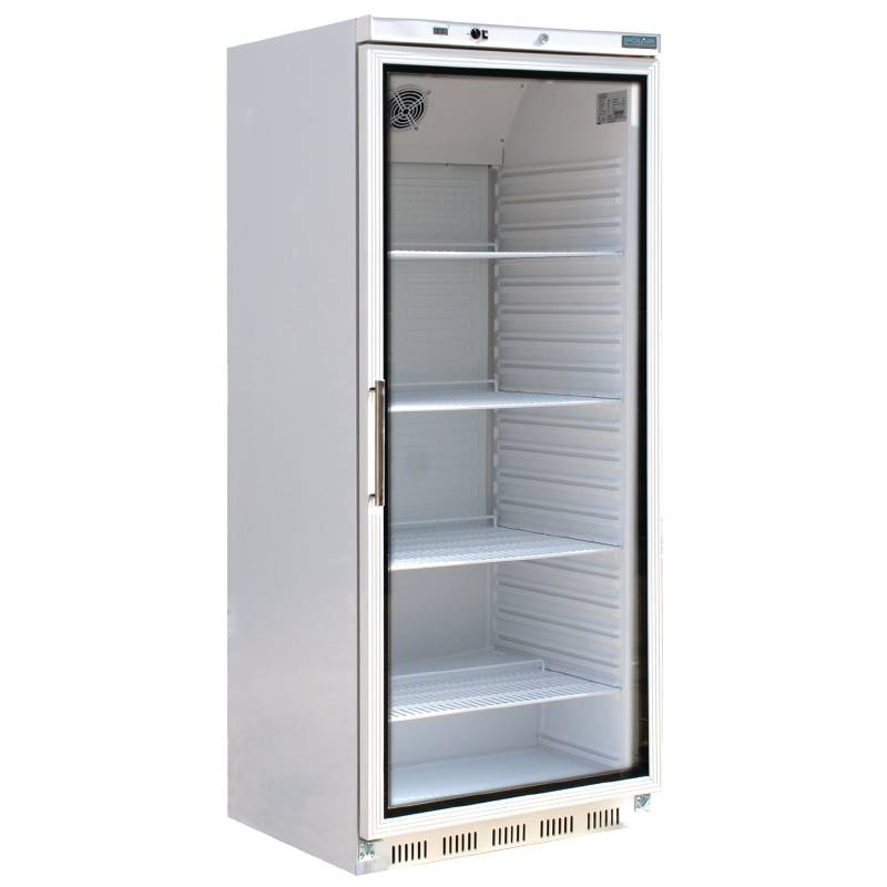 Kühlschrank mit Glastür | 600 Liter | 770x690x(h)1890mm | Beleuchtung