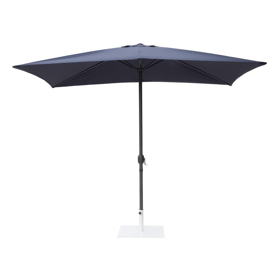 Parasol rectangulaire Bolero Seville 2x3m bleu marine