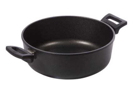 Eurolux  Braadpannenset Ø20cm,10cm hoog,glazen deksel
