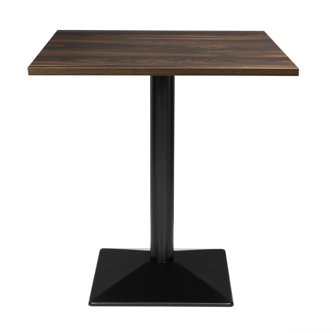 Bolero complete tafel vierkant donker hout effect 700mm