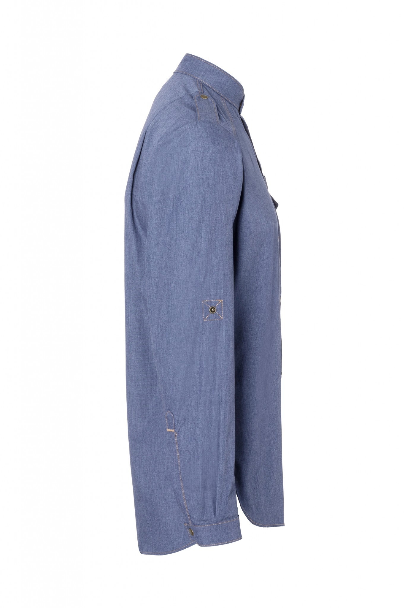 Kochhemd Jeans 1892 California | Vintage Blue | 65% Polyester / 35% Baumwolle | Erhältlich in 10 Größen
