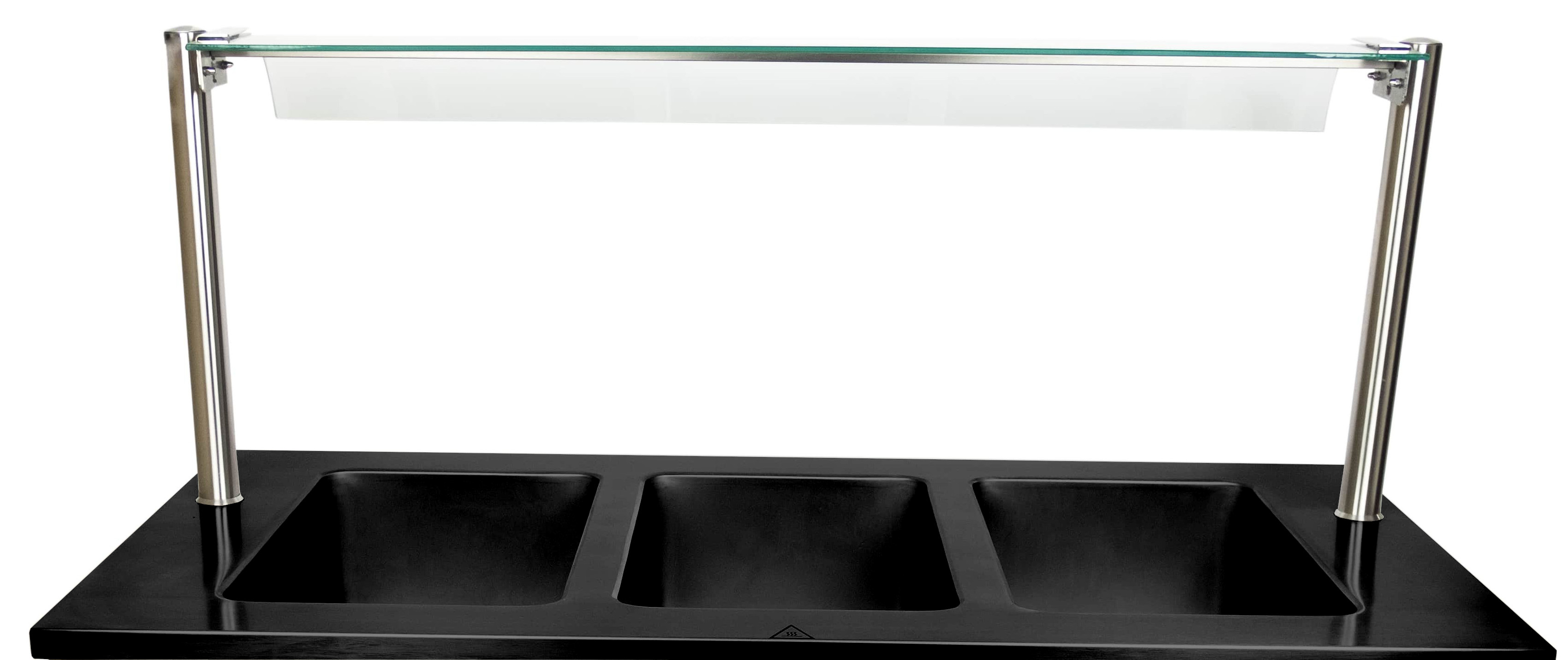 SARO spuugbeschermer voor Bain Marie Trolley BTS-2