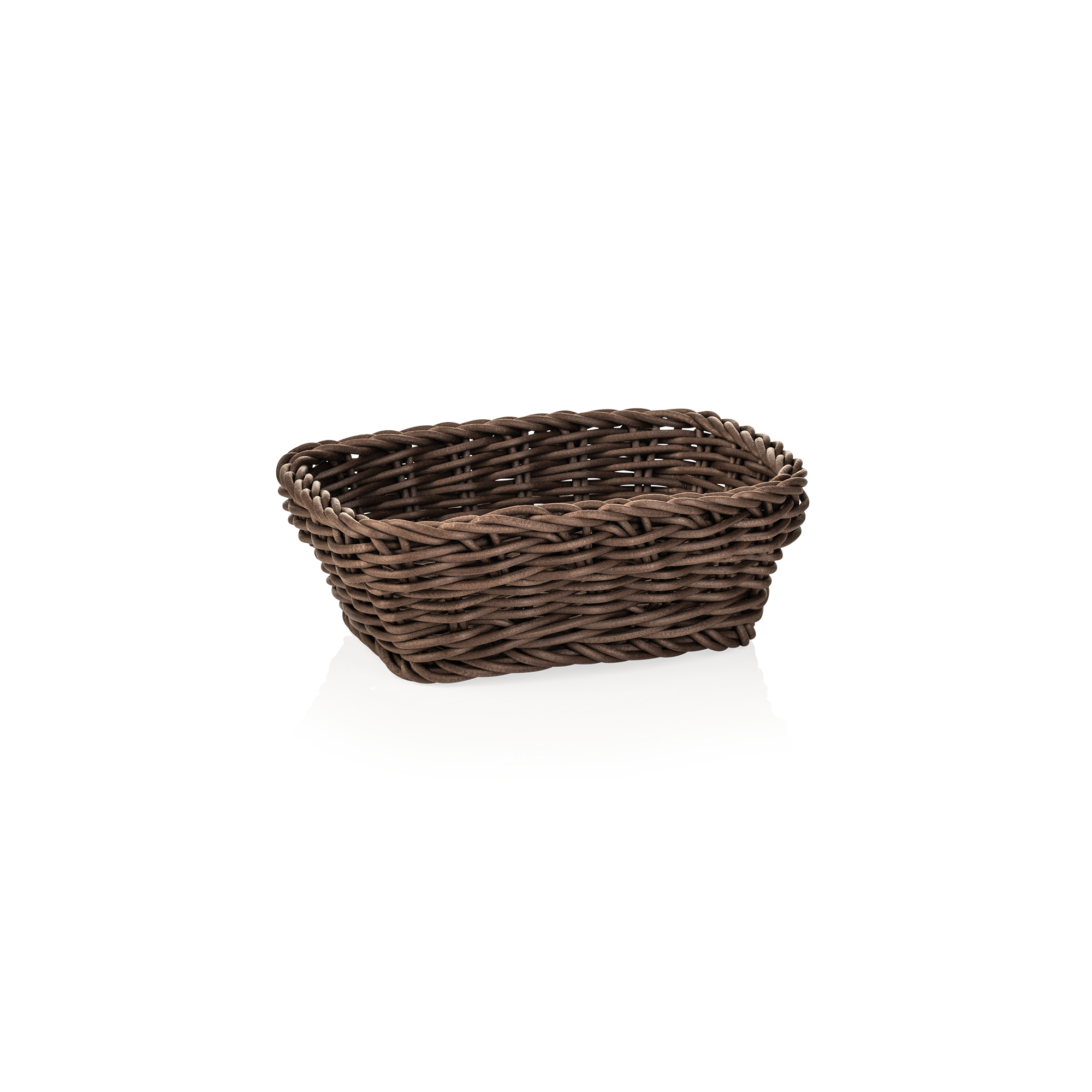 Mand WEAVER PRO Tafelmanden, 19 x 13 x 6 cm, bruin, polypropyleen