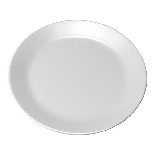 Assiette - Mélamine - Blanc - Empilable - Ø24cm