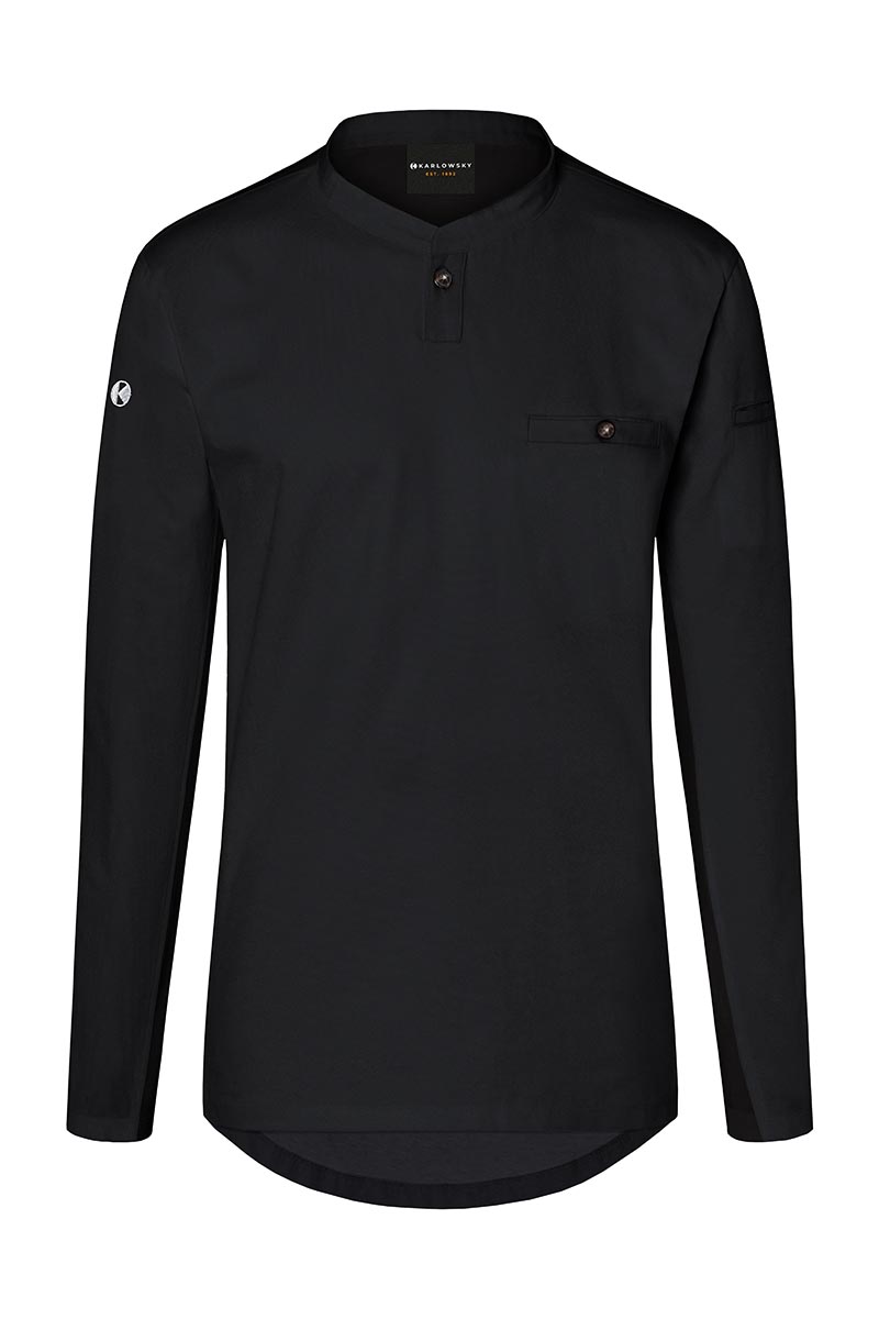 Langarm Arbeitsshirt Performance - Schwarz - L