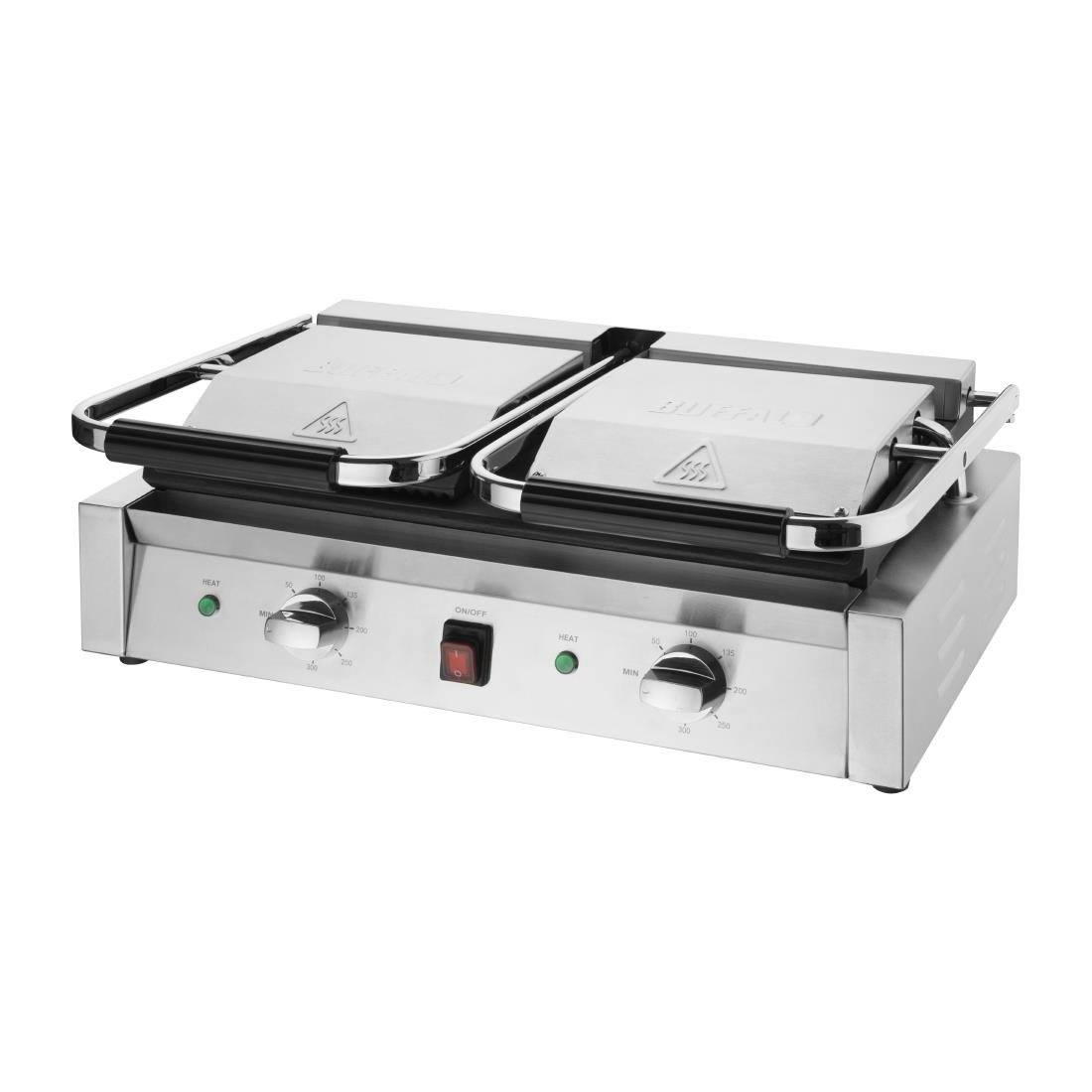 Buffalo Bistro dubbele contactgrill glad/glad Buffalo Bistro dubbele contactgrill glad/glad
