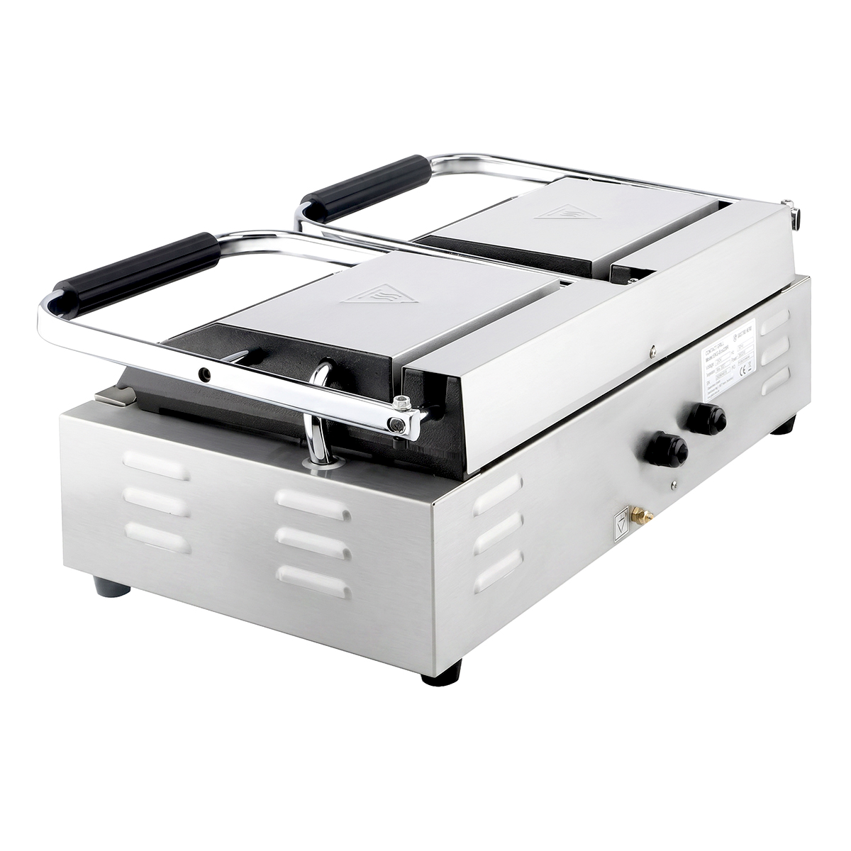 Elektro-Kontaktgrill ECO 2 x 1,8 kW, gerillt