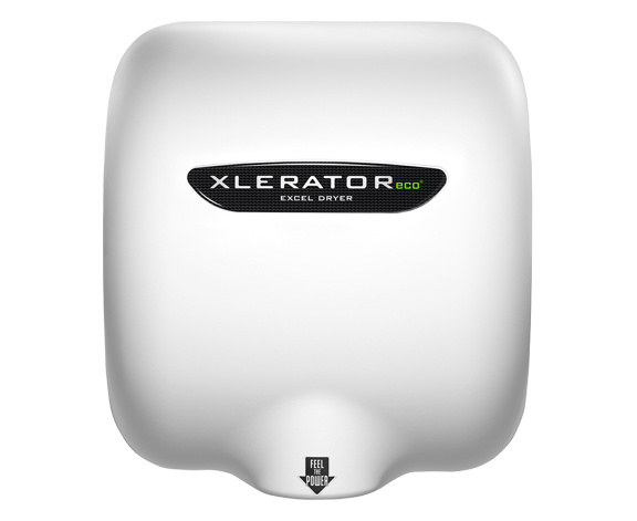 Xlerator Handdroger | XL-W-ECO | Energie-Efficënt | 12 sec | Wit | 500W | Milieuvriendelijk