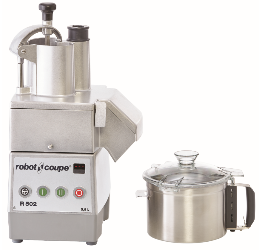 Combiné Cutter & Coupe-légumes | Robot Coupe | R 502 | 900W |  5,9 Litres | 750-1500 tr/mn