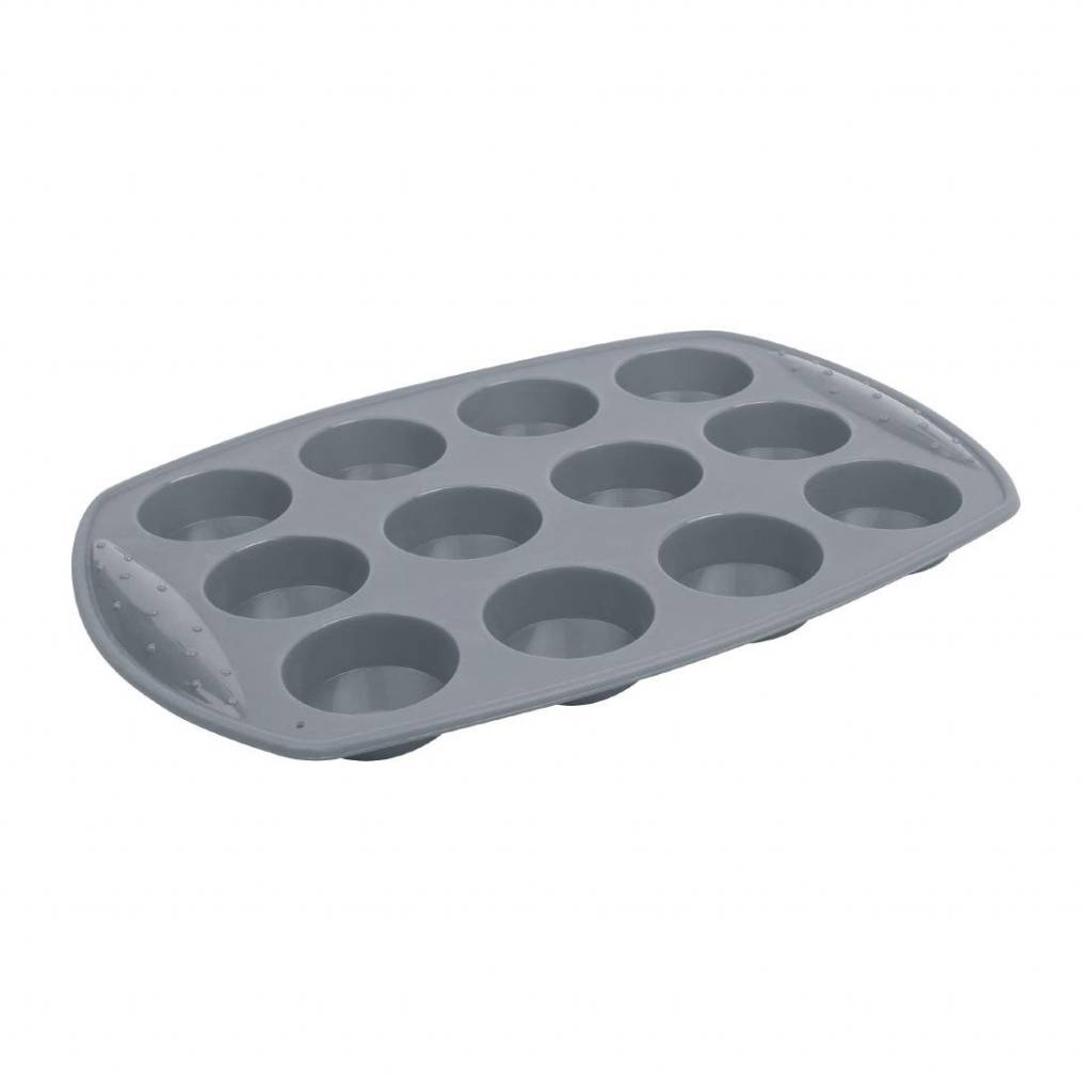Plaque Flexible en Silicone | 12 Cupcakes   | 49(Ø)mm