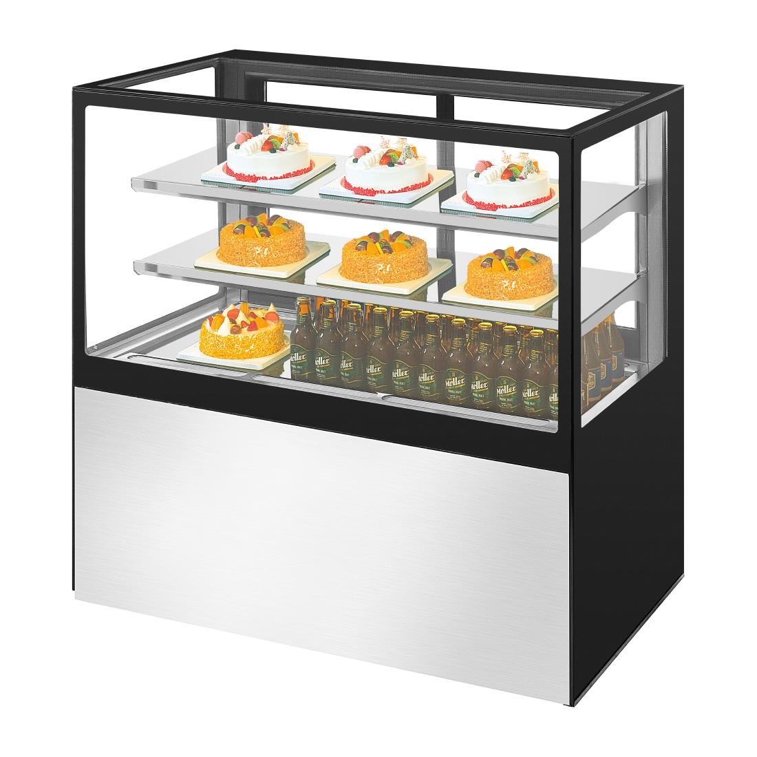 Vitrine à pâtisserie réfrigérée Polar Série U 385L