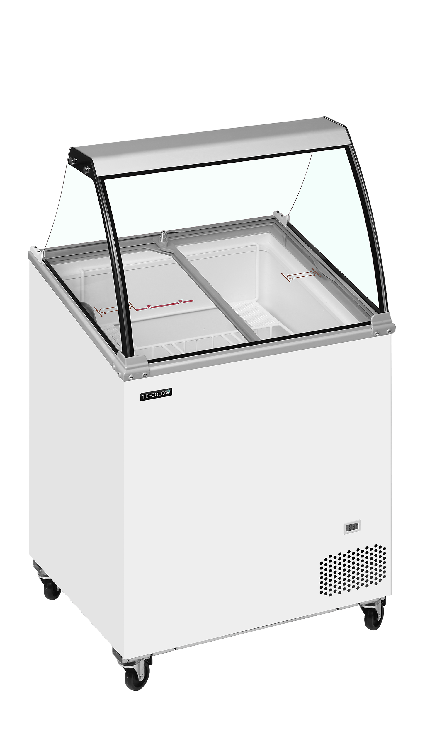 TEFCOLD Speiseeisvitrine - IC201SCE+SO