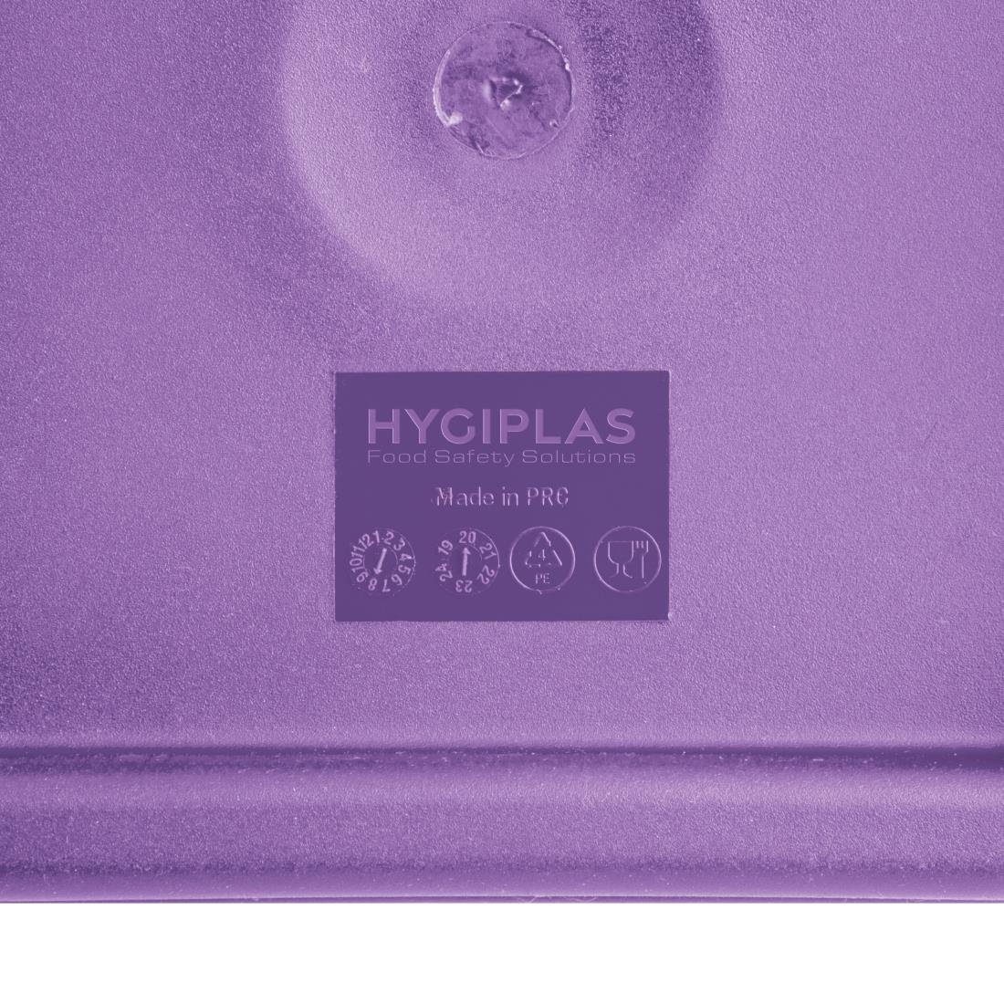 Hygiplas Quadratischer Deckel Violett Groß