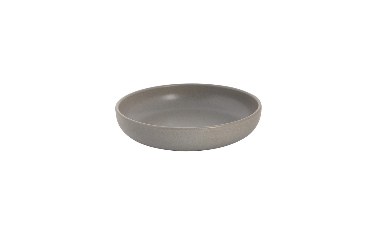 Bord diep Sandy Loam 22 cm Grijs Stoneware