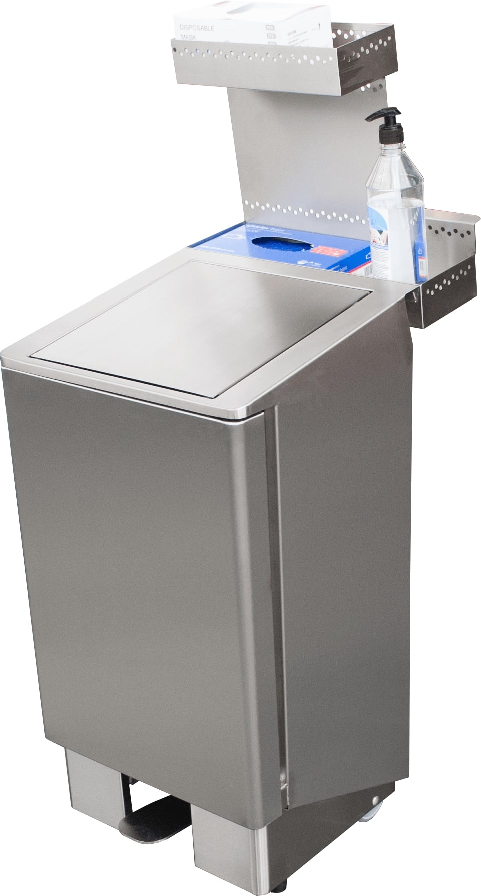 SARO Poubelle en acier inoxydable 60 litres, modèle APOLLO