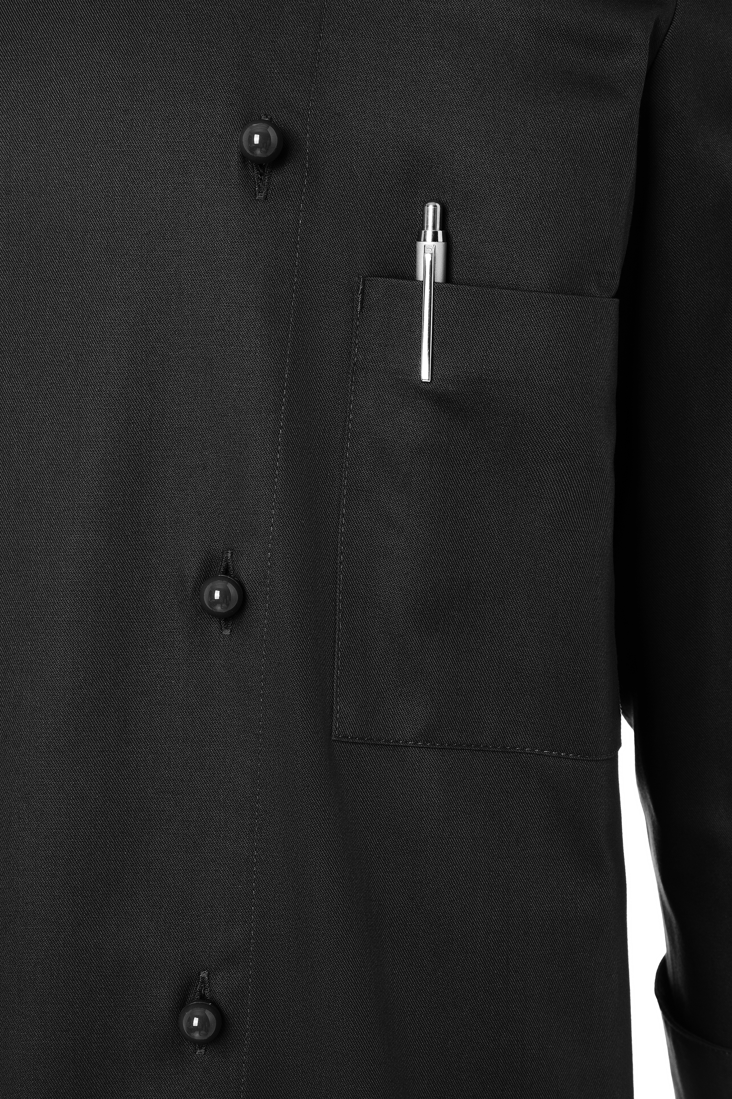 Veste de cuisine Thomas - Noir - 48
