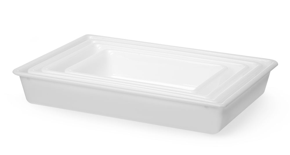 Bac de préparation - 12L - Blanc - 535x385x(H)85mm
