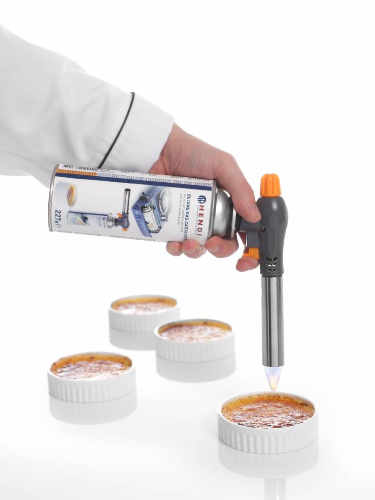 Crème-Brûlée Brander | Anti-Flakker | 190x35x65(h)mm