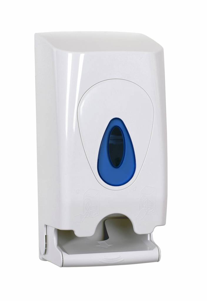 Duo Toiletrolhouder / Dispenser | Kunststof Wit