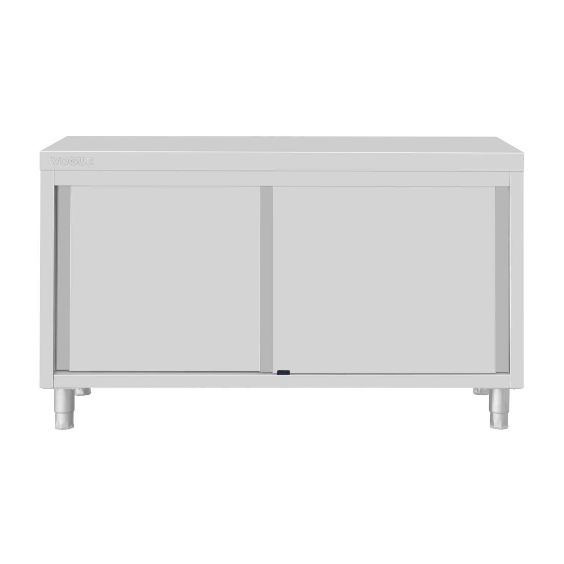 Armoire sur pieds en acier inoxydable Vogue 900x1500x600mm