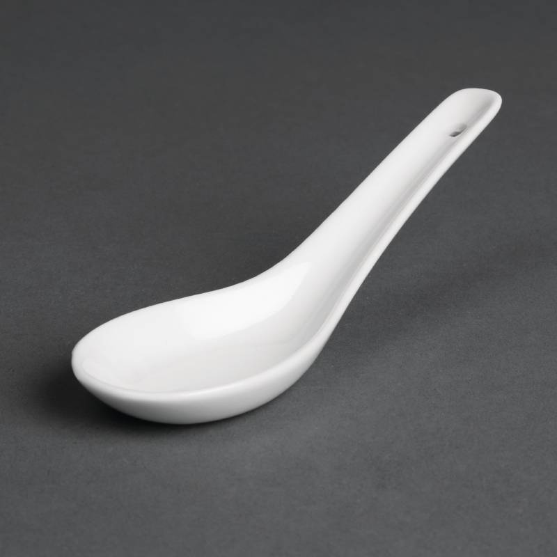 Reislöffel | Olympia Porzellan Weiß | 130mm | 24 Stück
