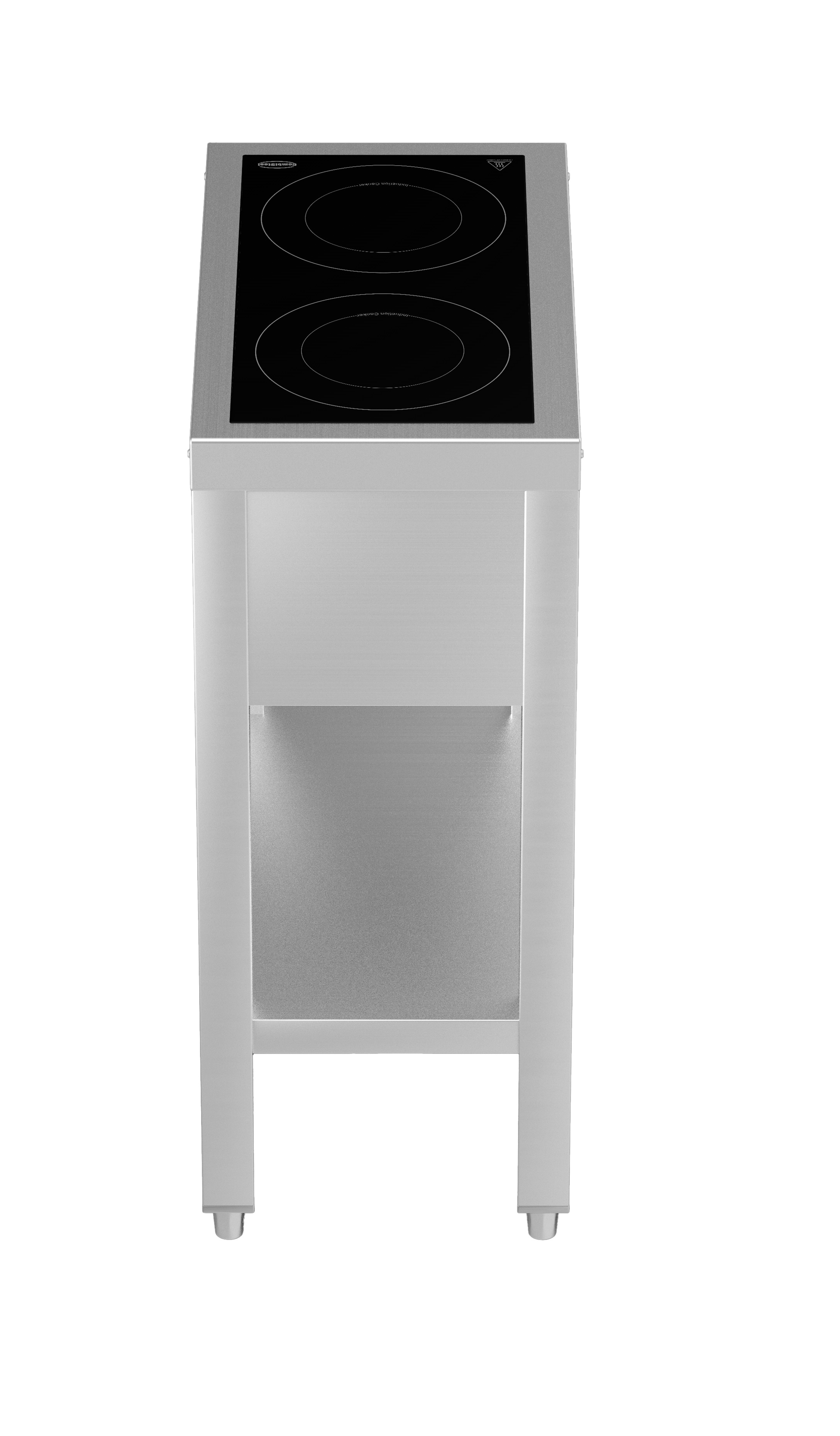 Inductie Fornuis 2 Zones Met Open Onderstel