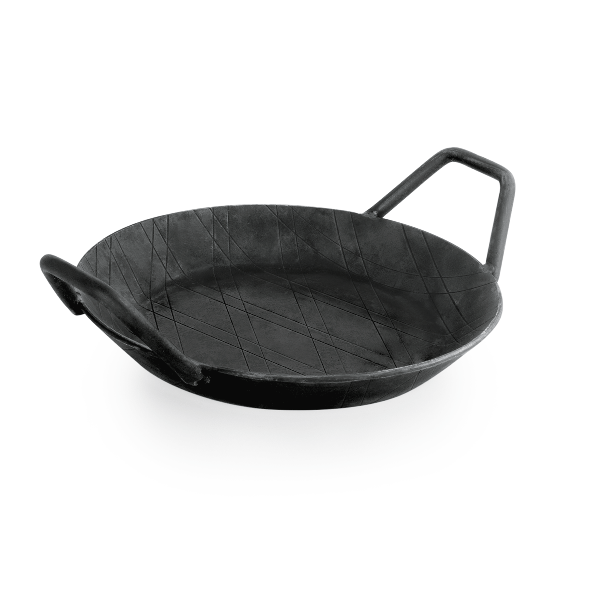 Brat-/Servierpfanne IRON PAN 22, mit 2 Seitengriffen, Ø 24 cm, Eisen