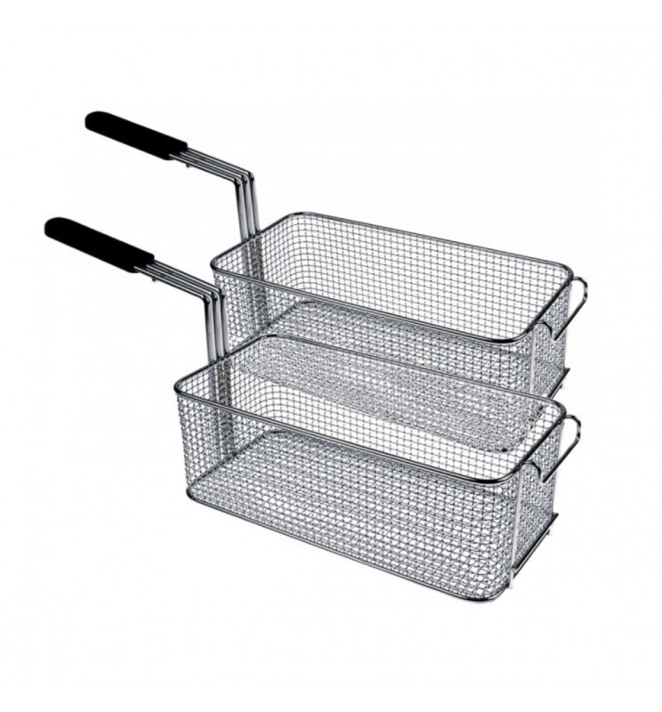 SOFRACHEF - Kit 2 demi paniers pour friteuse gaz - KPFG10