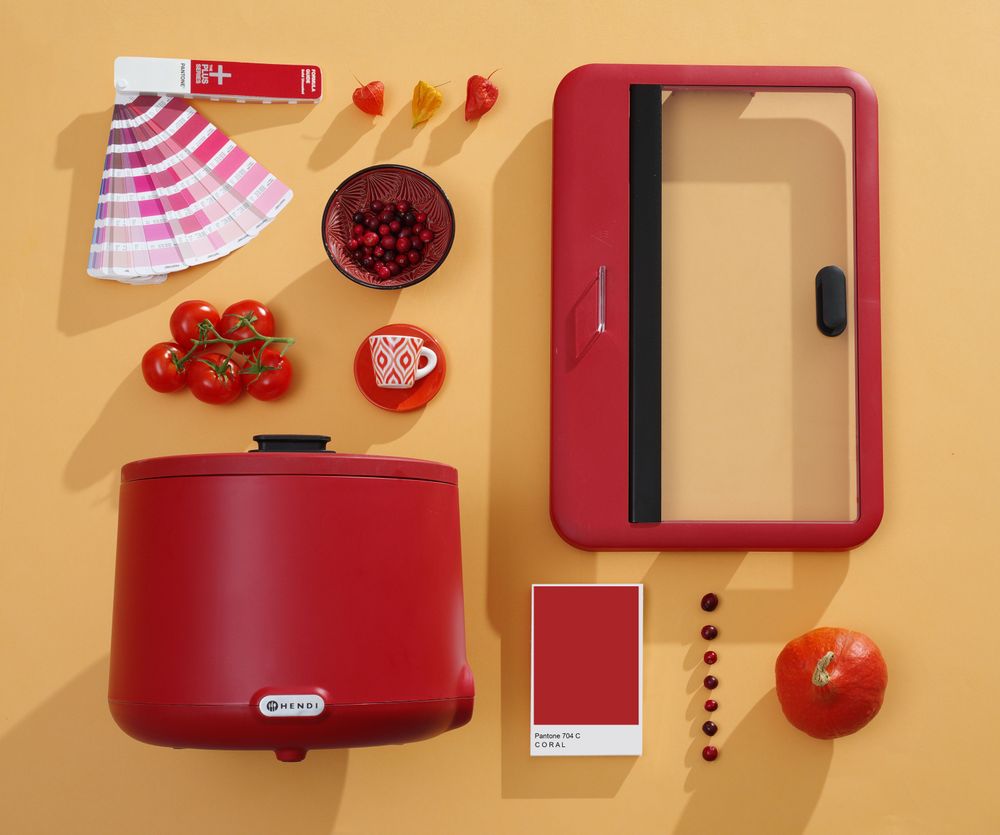 Soepketel UNIQ - 8L - Rood - 220-240V/500W - Ø365x(H)325mm